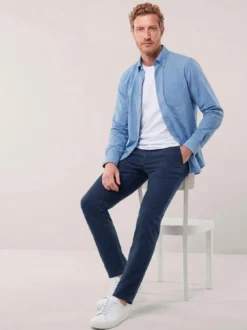 Elastische Chino aus Baumwolle