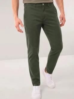 Elastische Chino aus Baumwolle
