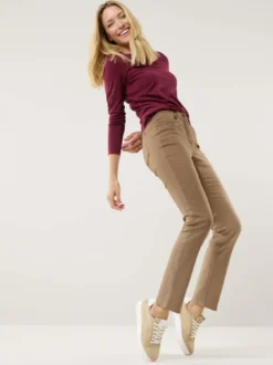 Extraglatt Baumwollhose