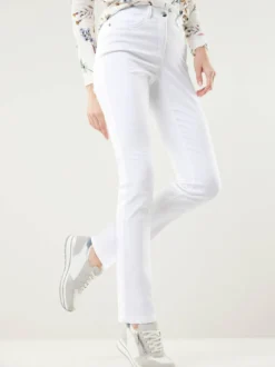 Extraglatt Baumwollhose Slim Fit