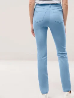 Extraglatt Baumwollhose Slim Fit