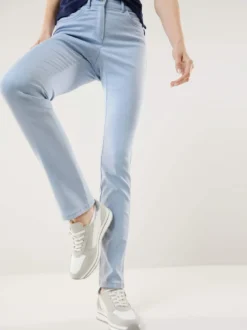 Extraglatt Baumwollhose Slim Fit