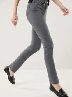Extraglatt Baumwollhose Slim Fit