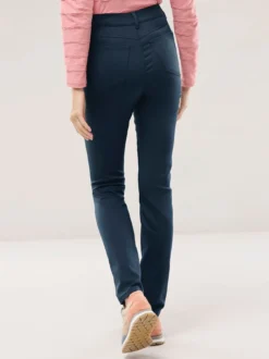 Extraglatt Baumwollhose Slim Fit