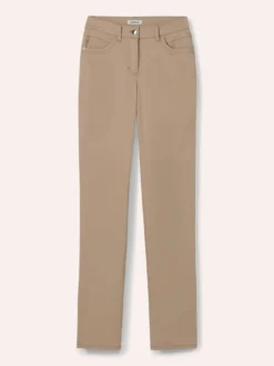 Extraglatt Baumwollhose Slim Fit