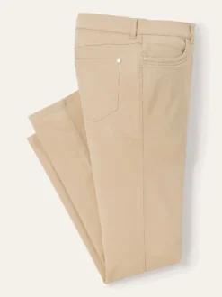 Extraglatt Baumwollhose Slim Fit