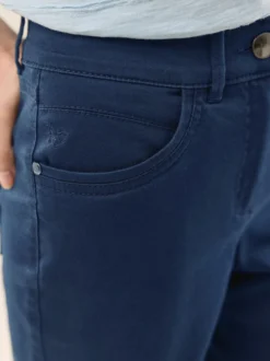Extraglatt Baumwollhose Slim Fit