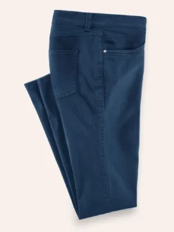 Extraglatt Baumwollhose Slim Fit