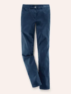 Extraglatt Baumwollhose Slim Fit