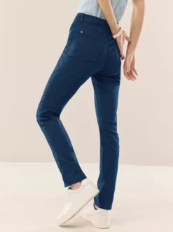 Extraglatt Baumwollhose Slim Fit