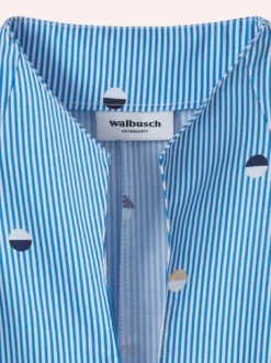 Extraglatt-Bluse Kelchkragen