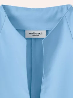 Extraglatt-Bluse Kelchkragen