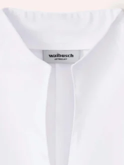 Extraglatt-Bluse Kelchkragen