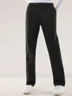 Extraglatt Flex-Bundfaltenjeans