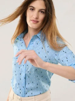 Extraglatt Polo Bluse