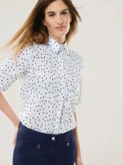 Extraglatt Polo Bluse