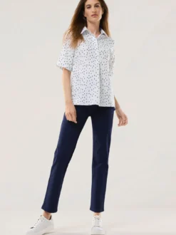 Extraglatt Polo Bluse