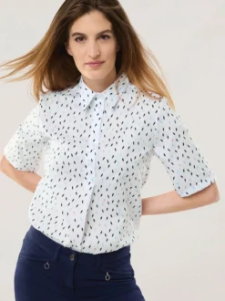 Extraglatt Polo Bluse