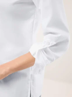 Extraglatt Stehkragen Bluse