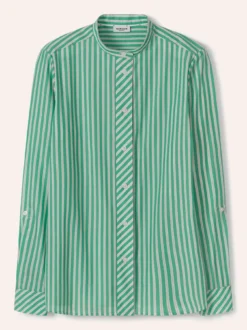 Extraglatt Stehkragen Bluse