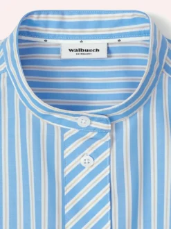 Extraglatt Stehkragen Bluse