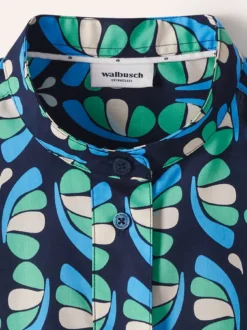 Extraglatt Stehkragen Bluse