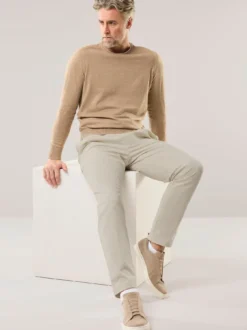 Feintwill Bundfalten-Chino