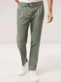Feintwill Bundfalten-Chino