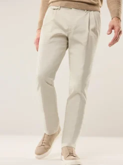 Feintwill Bundfalten-Chino