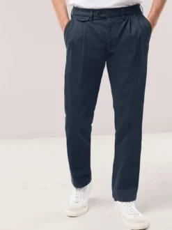 Feintwill Bundfalten-Chino