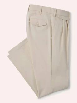 Feintwill Bundfalten-Chino