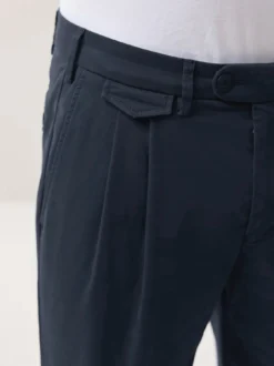 Feintwill Bundfalten-Chino