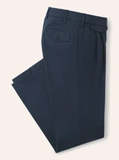 Feintwill Bundfalten-Chino