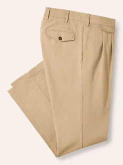Feintwill Bundfalten-Chino