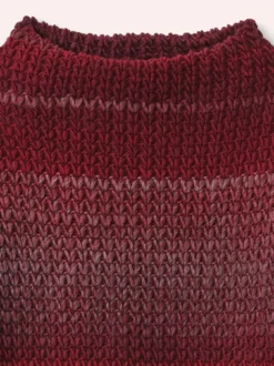 Grobstrick-Pullover Farbverlauf