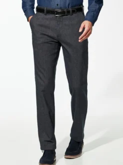 Gürtel-Chino Wool-Look