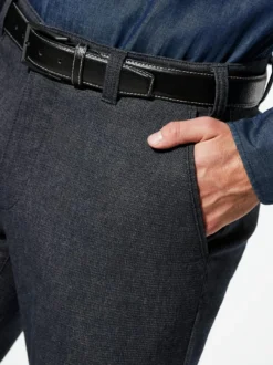 Gürtel-Chino Wool-Look