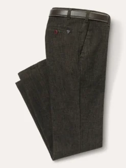 Gürtel-Chino Wool-Look