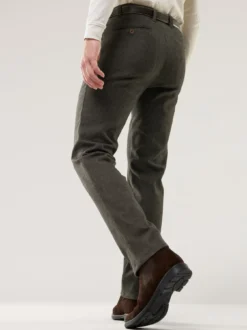 Gürtel-Chino Wool-Look