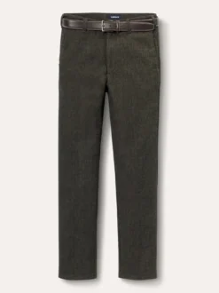 Gürtel-Chino Wool-Look