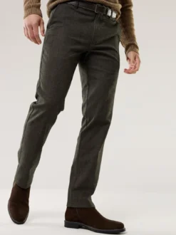 Gürtel-Chino Wool-Look