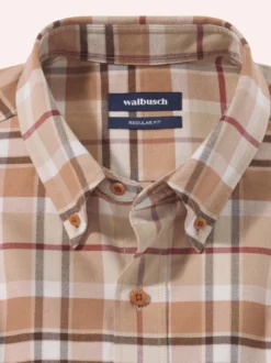 Hemd aus angerautem Baumwoll-Twill