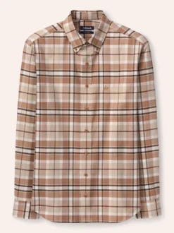 Hemd aus angerautem Baumwoll-Twill
