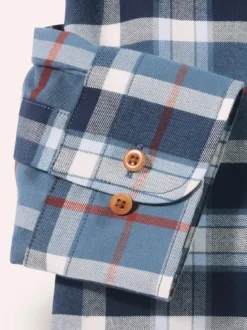 Hemd aus angerautem Baumwoll-Twill