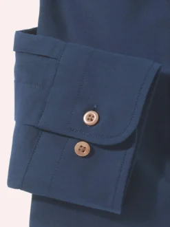 Hemd aus angerautem Baumwoll-Twill