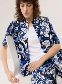 Hemdbluse Leinenmix