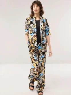 Hemdbluse Leinenmix
