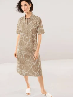 Hemdblusenkleid aus Baumwolle