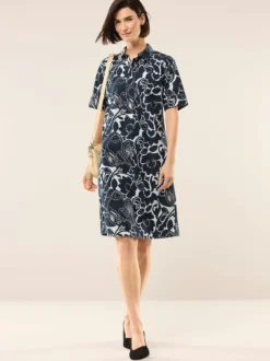 Hemdblusenkleid aus Baumwolle
