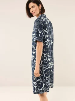 Hemdblusenkleid aus Baumwolle